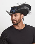 Reversible Ren | Mens Leather Festival Hat