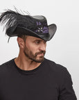 Reversible Ren | Mens Leather Festival Hat