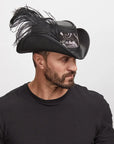 Reversible Ren | Mens Leather Festival Hat