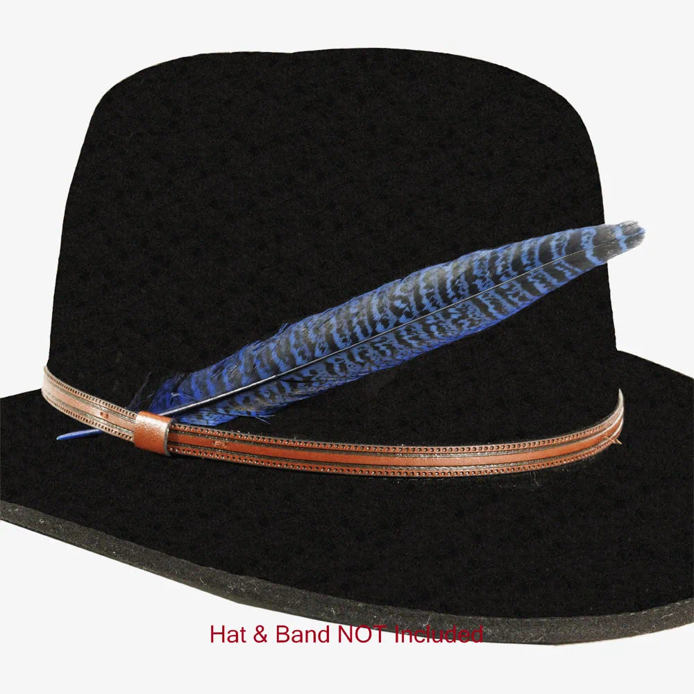 Ringneck | Vivid Hat Feather – American Hat Makers display picture 1