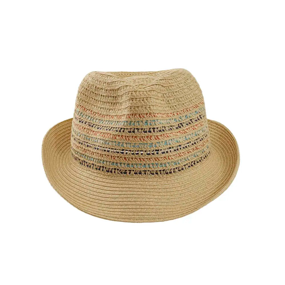 Seacliff | Womens Braided Fedora Straw Hat – American Hat Makers