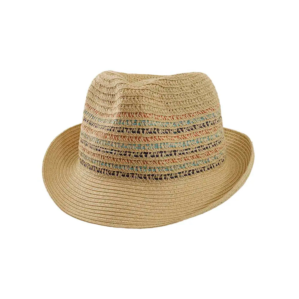 Seacliff Fedora Straw Hat Front View