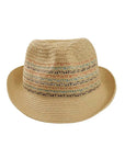 Seacliff Fedora Straw Hat Front View