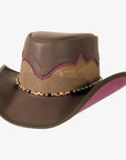 Sierra | Womens American Leather Cowgirl Hat