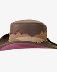 Sierra | Womens American Leather Cowgirl Hat