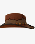 Sierra | Womens American Leather Cowgirl Hat