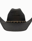 Silas | Womens Bangora Straw Cattleman Crown Cowgirl Hat