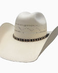 Silas | Womens Bangora Straw Cattleman Crown Cowgirl Hat