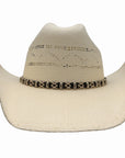 Silas | Womens Bangora Straw Cattleman Crown Cowgirl Hat