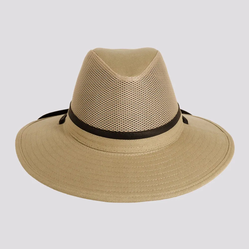 Smokey Mens Nylon Outback Sun Hat with Mesh Sides – American Hat