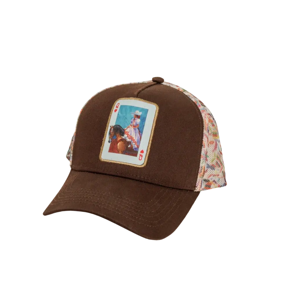 spirit brown cap snapback hat angled right view