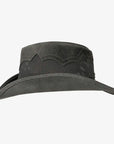 Stampede | Mens Cowhide Leather Cowboy Hat with Mesh Sides