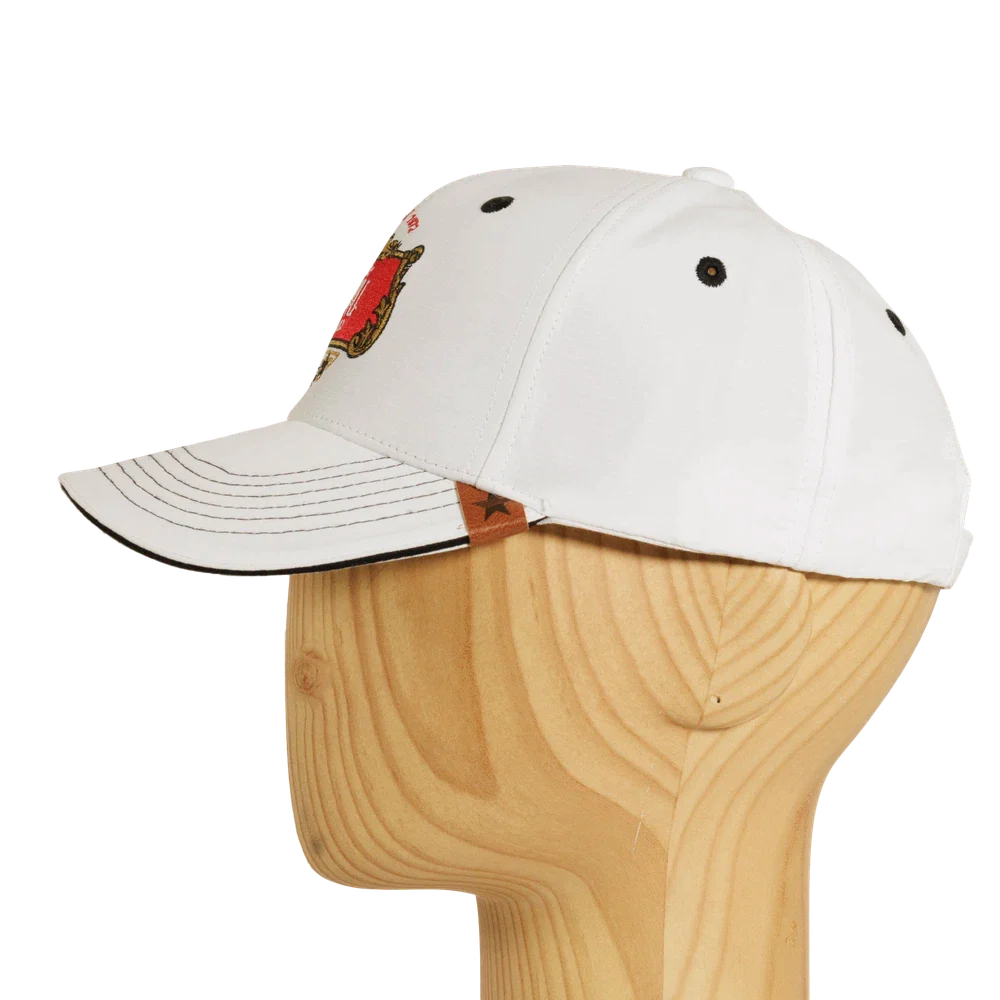 Stay Humble White Cap Side View