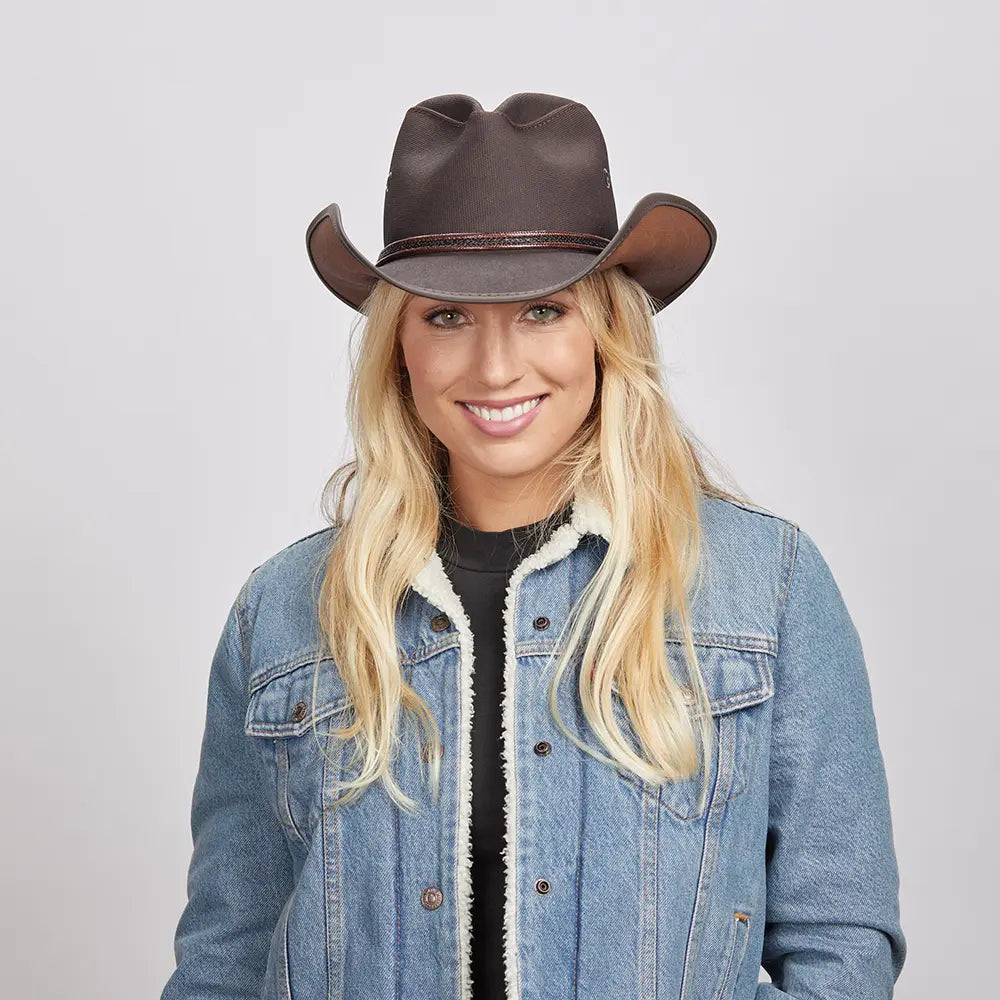 Stockade | Womens Waxed Cotton Cowgirl Hat