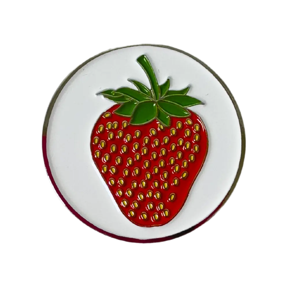 Strawberry Magnetic Hat Pin