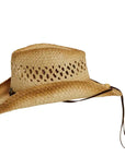 Sundance Natural Straw Cowboy Hat Side View