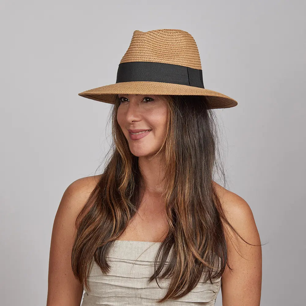 Afternoon | Womens Fedora Straw Hat