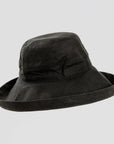Sunny Womens Sun Hat Black Side View