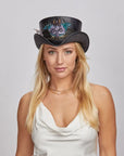 Tiny Dragon | Womens Festival Leather Top Hat