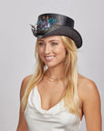Tiny Dragon | Womens Festival Leather Top Hat