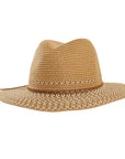 Tobago Sun Straw Hat Angled View