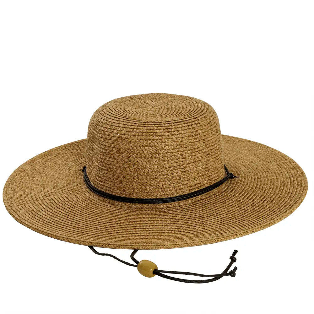 Trevi Toast Straw Sun Hat Full View