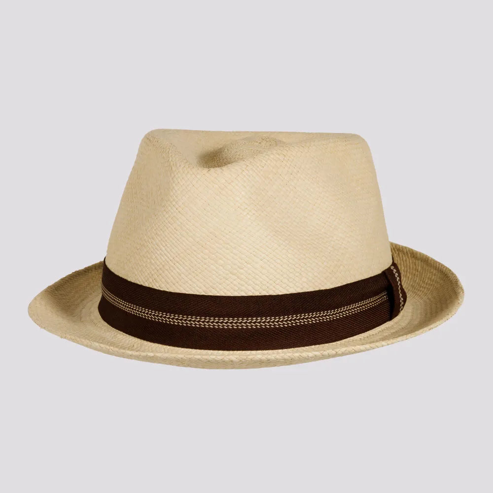 Trinidad | Mens Genuine Panama Stingy Brim Fedora Hat – American