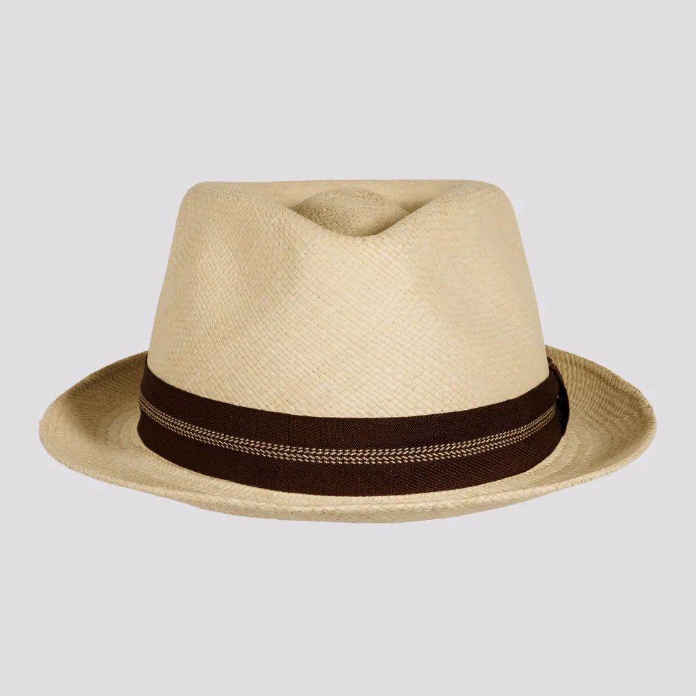 Trinidad Mens Genuine Panama Stingy Brim Fedora Hat – American