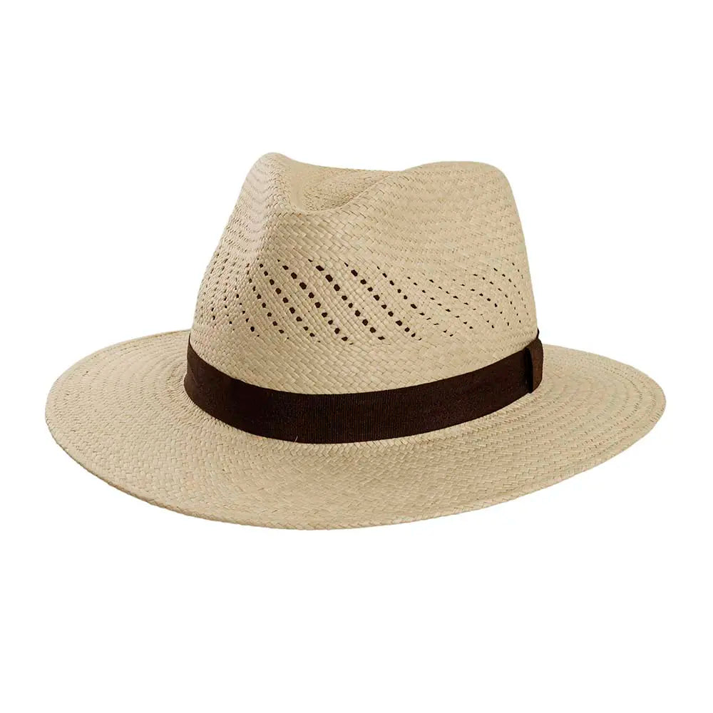 Tulum Womens Panama Straw Fedora Hat – American Hat Makers
