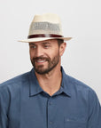 Tuscany | Mens Fedora Firm Straw Trilby Hat