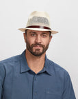 Tuscany | Mens Fedora Firm Straw Trilby Hat