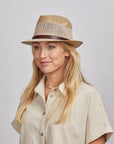 Tuscany | Womens Fedora Straw Trilby Hat