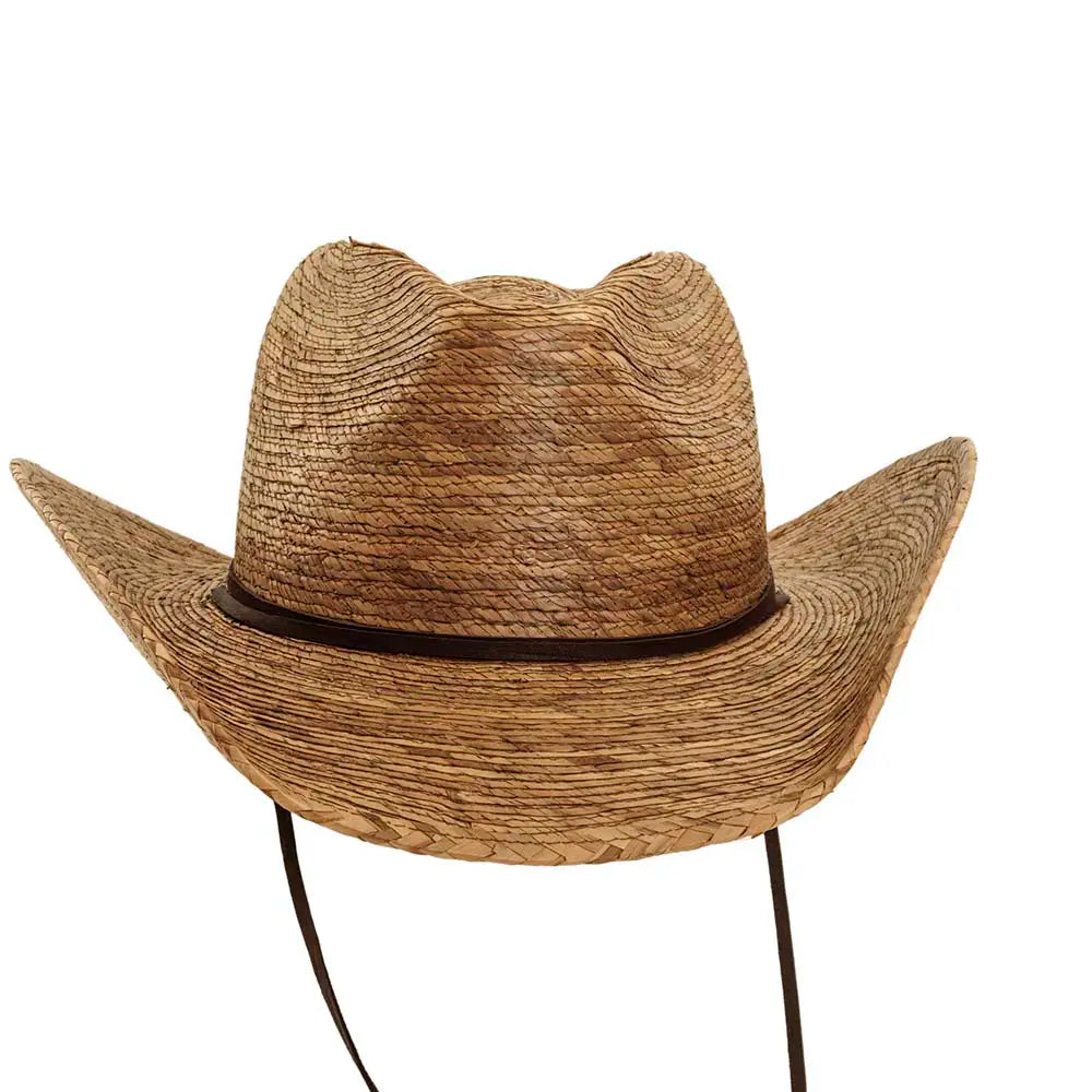 Tycoon Cowboy Straw Hat Front View