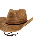 Tycoon Cowboy Straw Hat Side Angled View