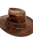 unforgiven brown leather outback angled view