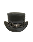 vector black suede front view