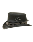vector black suede side view