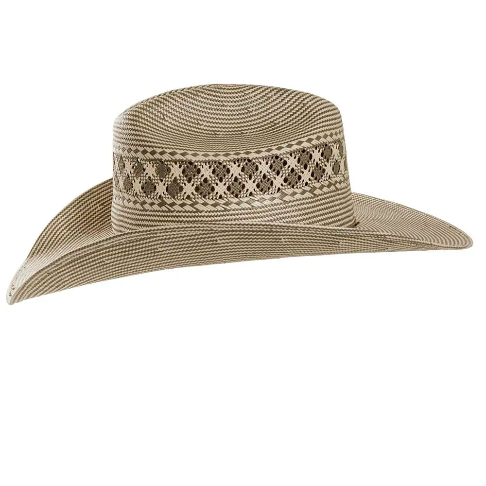 Waco Mens Straw Cowboy Hat Side View