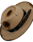 wanderer cream cowboy hat angled right view