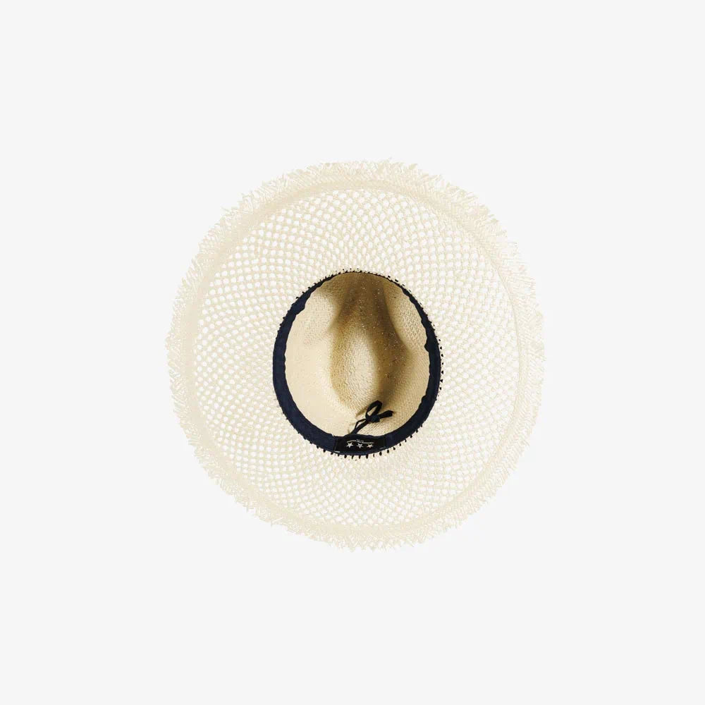 Willow | Womens Natural Toyo Straw Sun Hat with Vented Brim  display picture 2