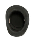 wrath black leather bottom view