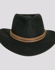 Zion | Mens Crushable Wool Felt Outback Hat