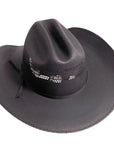 An angled view of women bozeman black cowboy hat