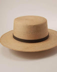 Wide Brim Straw Sun Hat - Cozumel front view