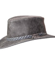 Crusher | Womens Leather Crushable Outback Hat