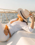 Milan | Womens Firm Straw Fedora Hat