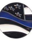 Flag Blue Line Magnetic Hat Pin