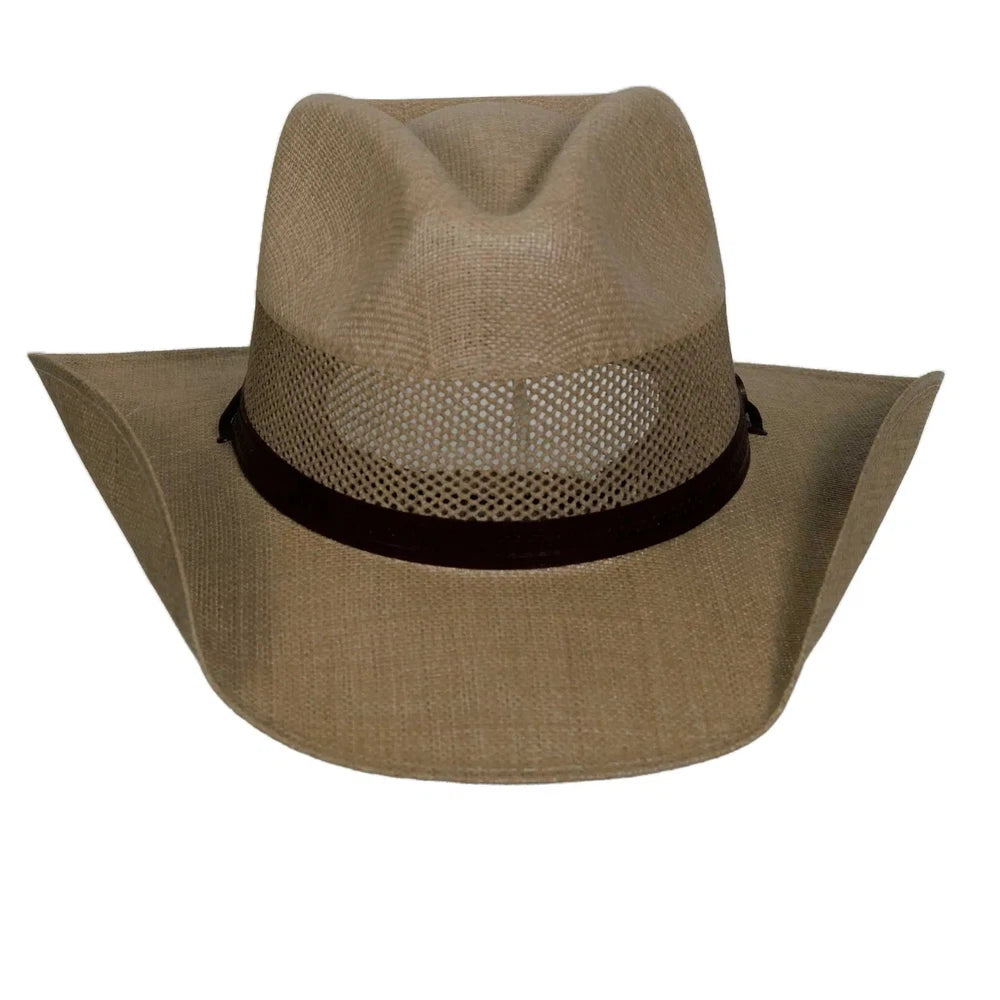 Florence Curl Tan Cowboy Hat Side Angled View