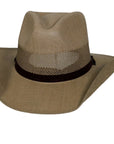 Florence Curl Tan Cowboy Hat Front View