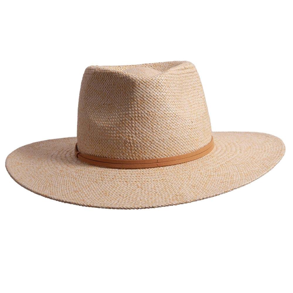 Johvan natural straw sun hat by American Hat Makers front view